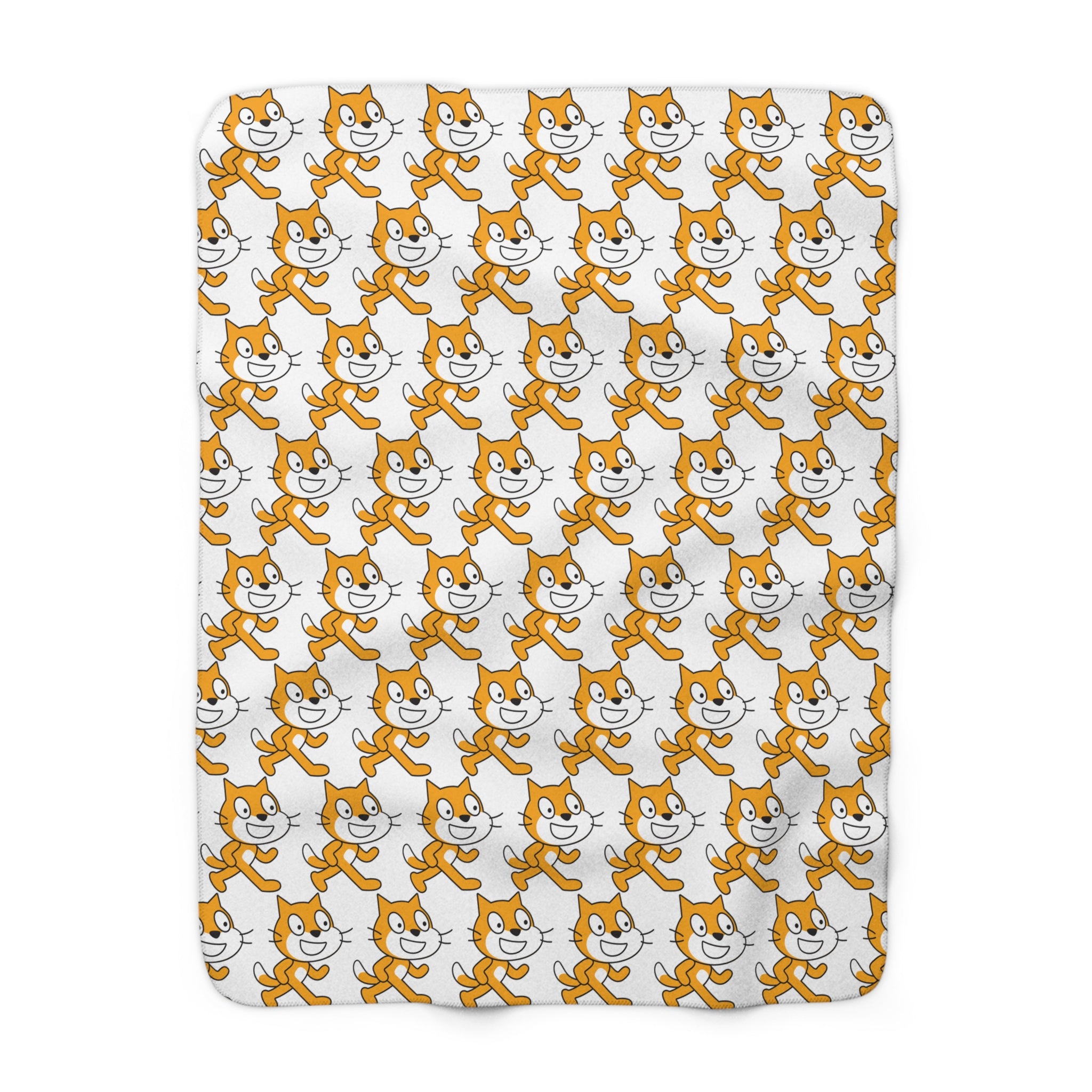 Scratch Cat Cozy Sherpa Fleece Blanket