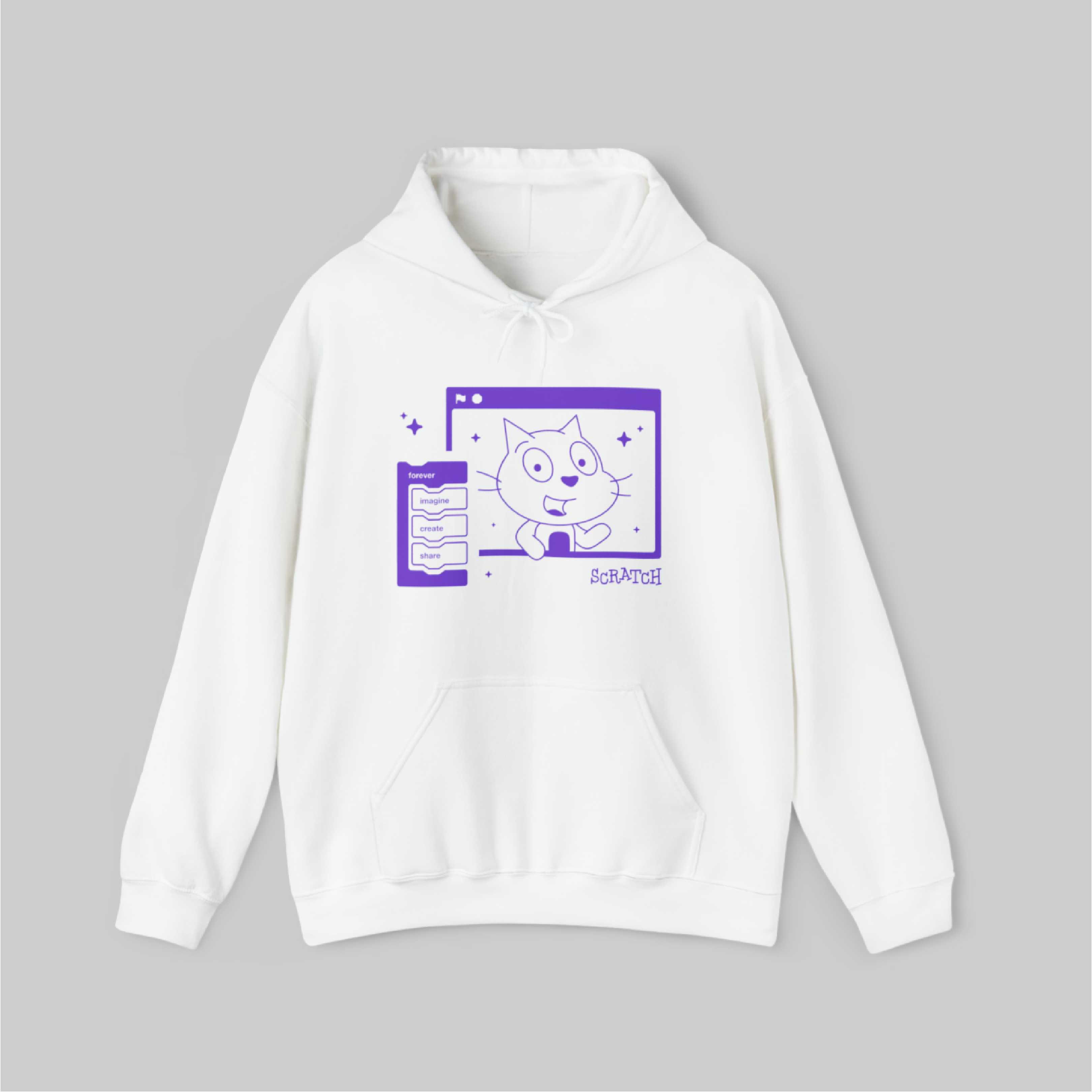 Imagine, Create, Share - Hooded Sweatshirt