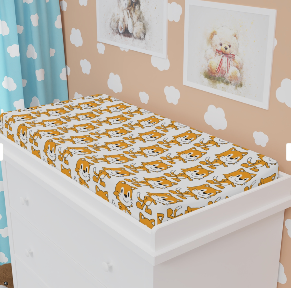 ScratchJr Baby Changing Pad Cover