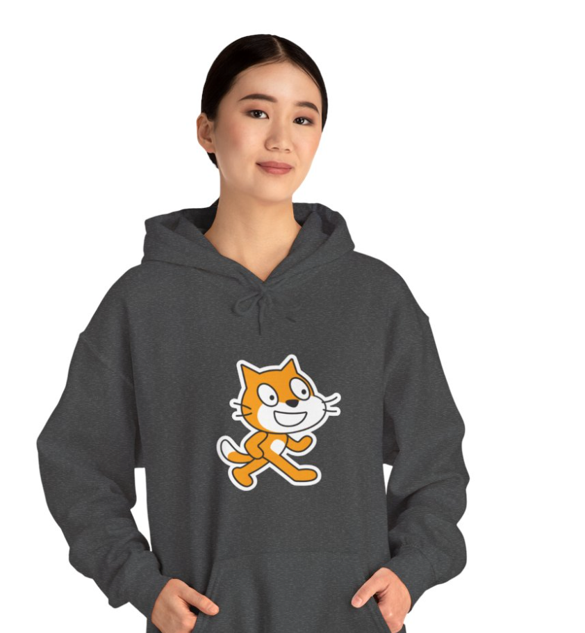 Scratch Cat - Hooded Sweatshirt