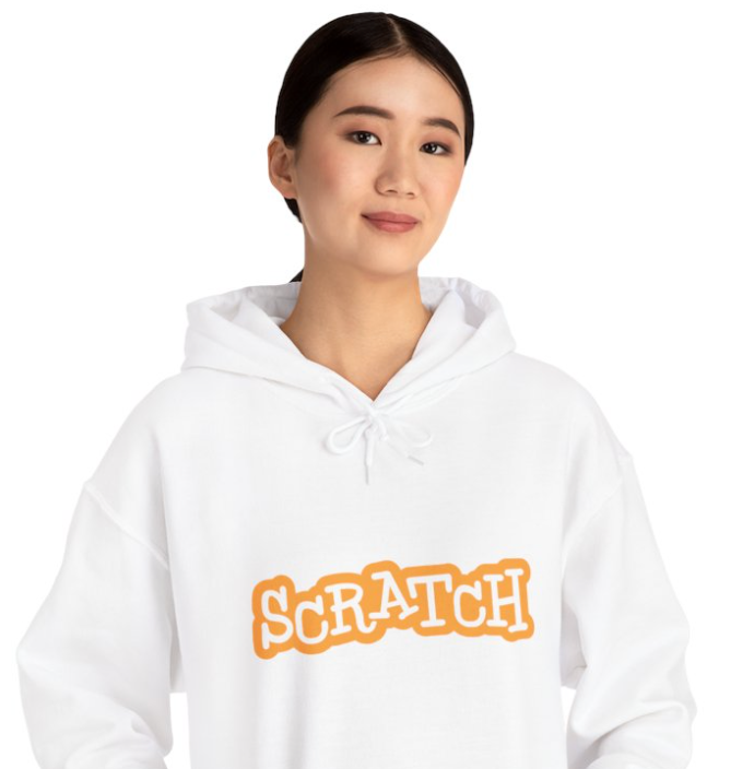Scratch-Hooded Sweatshirt