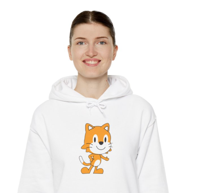 ScratchJr Kitten Hooded Sweatshirt